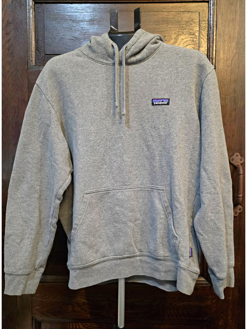 Patagonia Men's Gray Fleece Pullover Hoodie Size L
